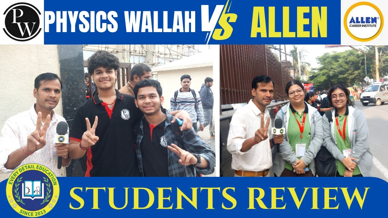Physics Wallah vs Allen – Students’ Honest Review! || PW या Allen? Students ने बताया सच! 😱🔥
