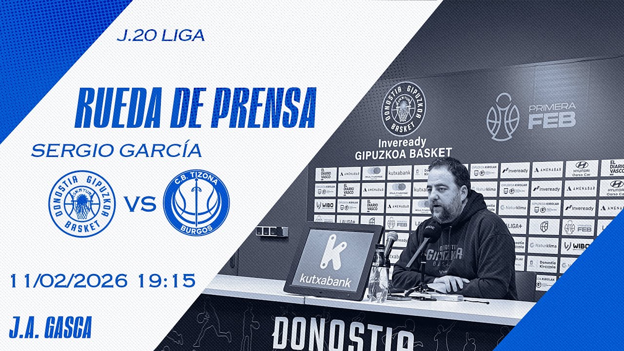 RUEDA DE PRENSA PREVIA | SERGIO GARCÍA | J.20 LIGA