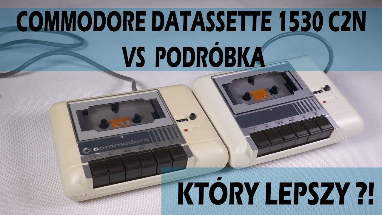 Commodore Datassette 1530 C2N VS Podróbka! KRÓTY LEPSZY!?!
