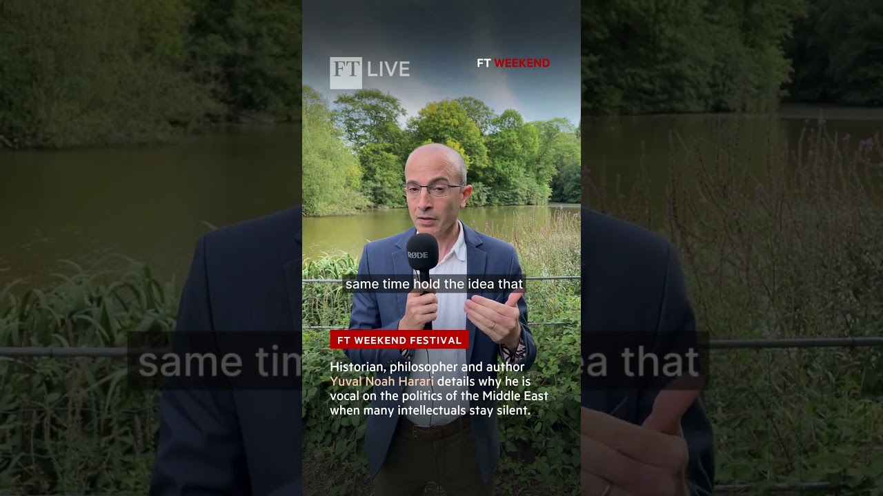 Yuval Noah Harari's take on the #israelpalestineconflict