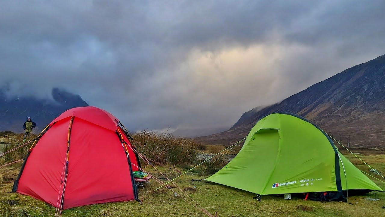 Wild Camping Scotland - Glencoe On The West Highland Way Path
