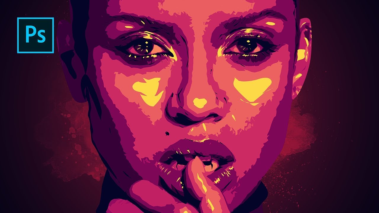 How to create Easy Abstract Vector Vexel - Photoshop Tutorials