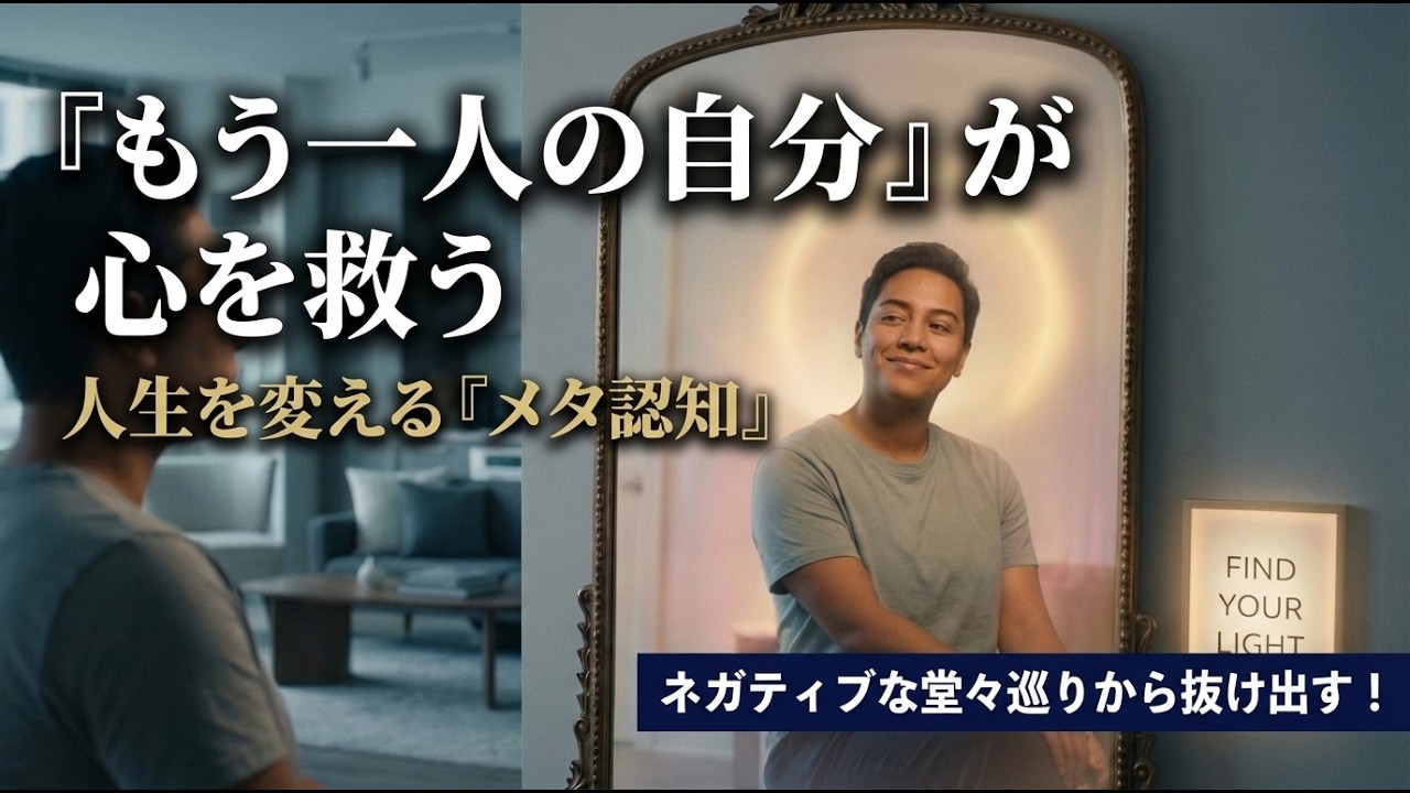 【人生が変わる】「もう一人の自分」が心を整える。大人のための『メタ認知』入門