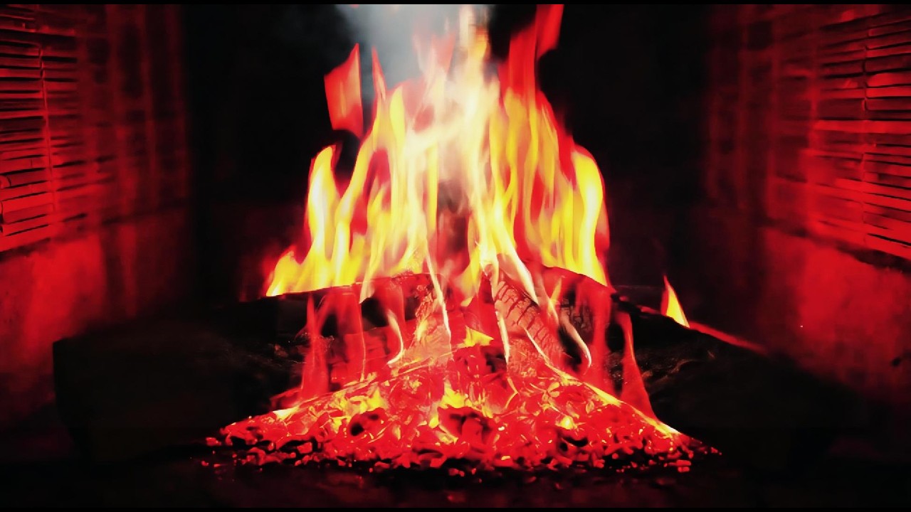 🔥 Fireplace UHD! Real Fireplace Crackling Sounds (No Talking, No Music)