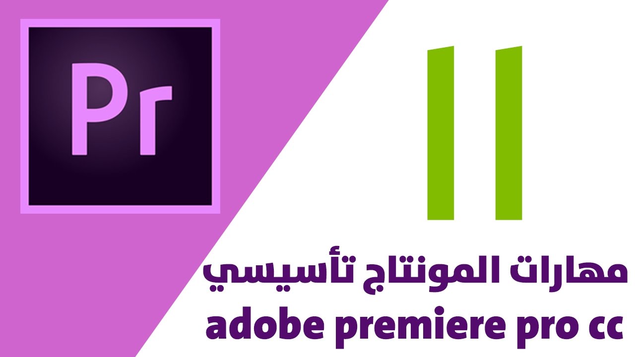 مهارات المونتاج تأسيسي | أدوبي بريمير 2017 |  طرق ربط اللقطات | 11