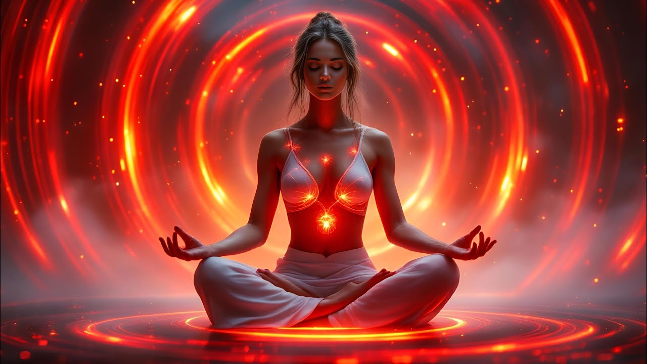 Root Chakra Healing 396hz + 432Hz | Let Go Of Fear,  Worries, & Anxiety | Grounding Meditation