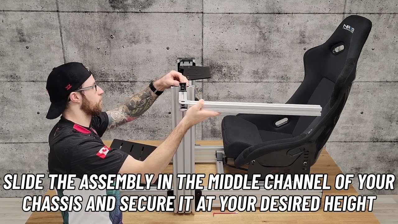 Advanced SimRacing | Keyboard Tray Assembly Guide