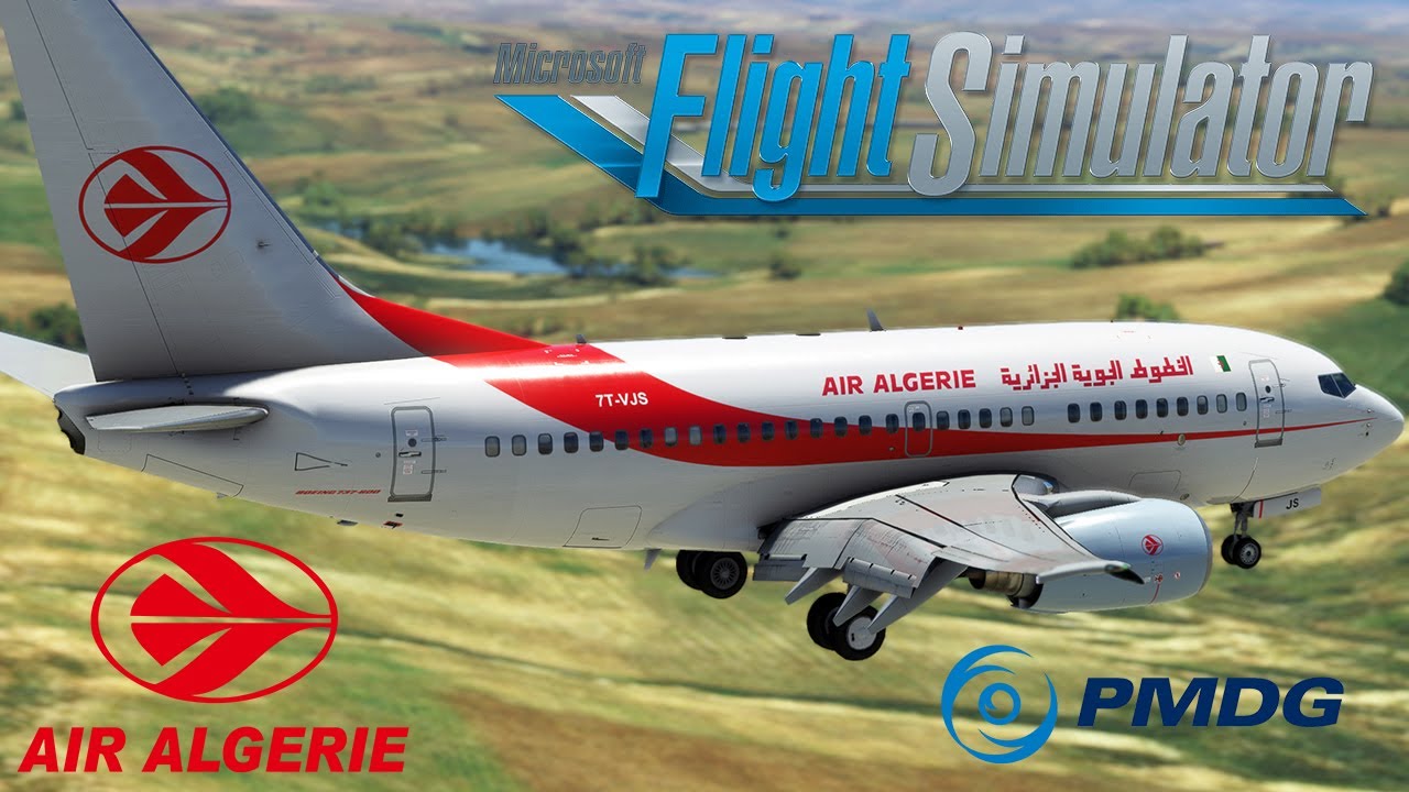 AIR ALGERIE B737-600 | LANDING IN TLEMCEN | MICROSOFT FLIGHT SIMULATOR