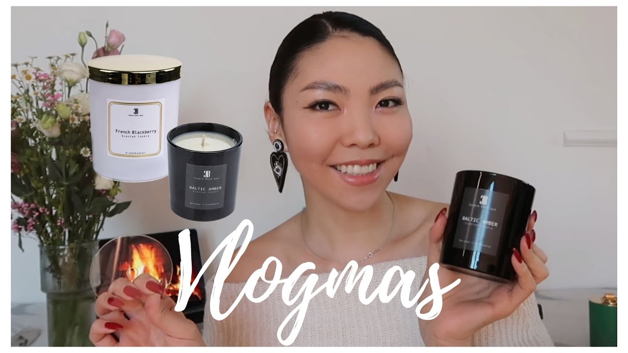 Vlogmas Day 3&4_Candles and Christmas Nails