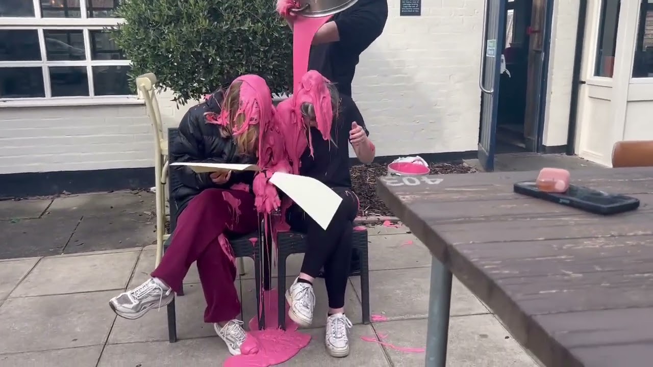 Two Girls Gunged for Charity