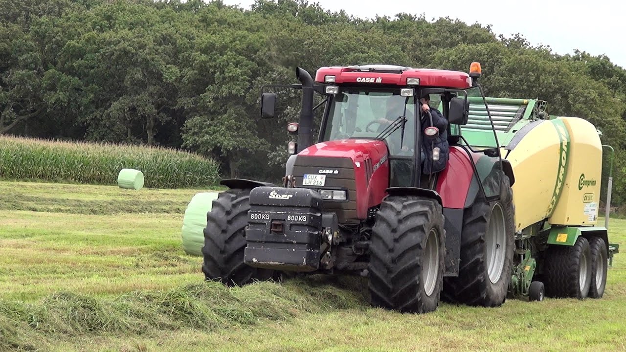 Case CVX 195 und Krone Comprima CV 150 XC