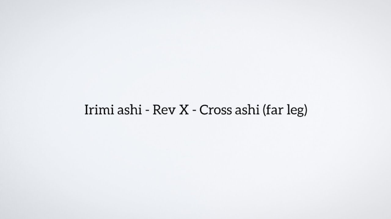 Irimi ashi - Rev X - Cross ashi garami (far leg)