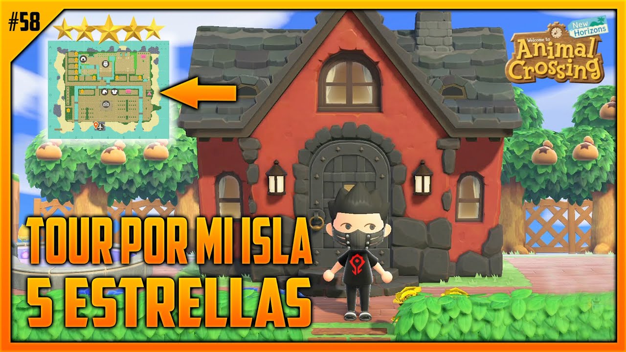 NUEVO TOUR POR TODA MI ISLA ⭐⭐⭐⭐⭐ 5 ESTRELLAS +450H EP. 58 | ANIMAL CROSSING NEW HORIZONS