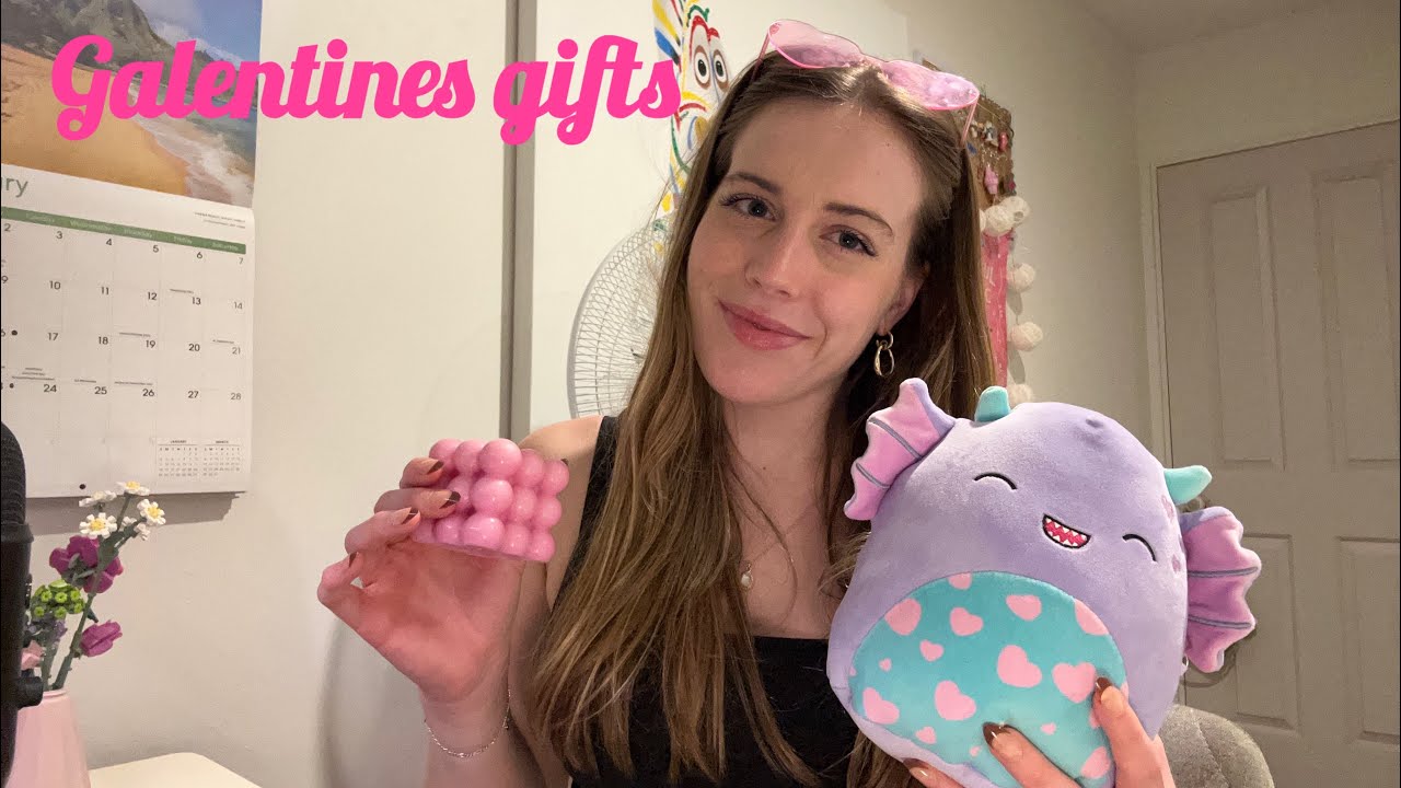 ASMR Best Friend gives you gifts for Galentines!