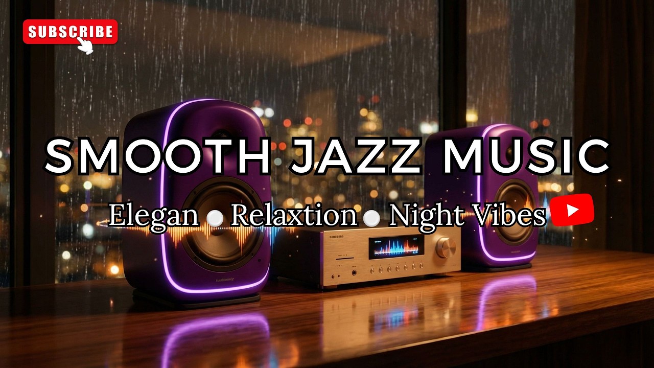 Smooth Jazz & Soul R&B Instrumental – Warm Relaxing Night Music