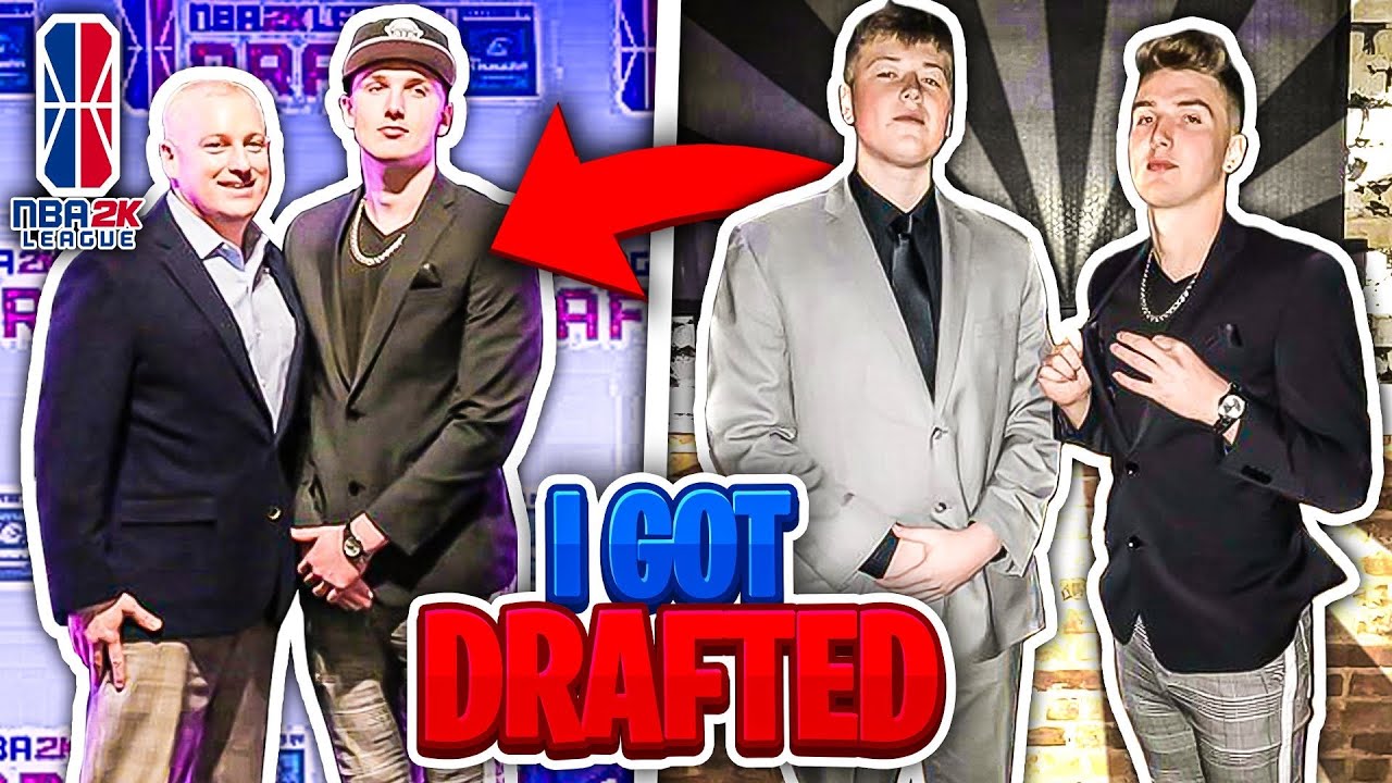 I GOT DRAFTED! NBA 2K LEAGUE DRAFT VLOG