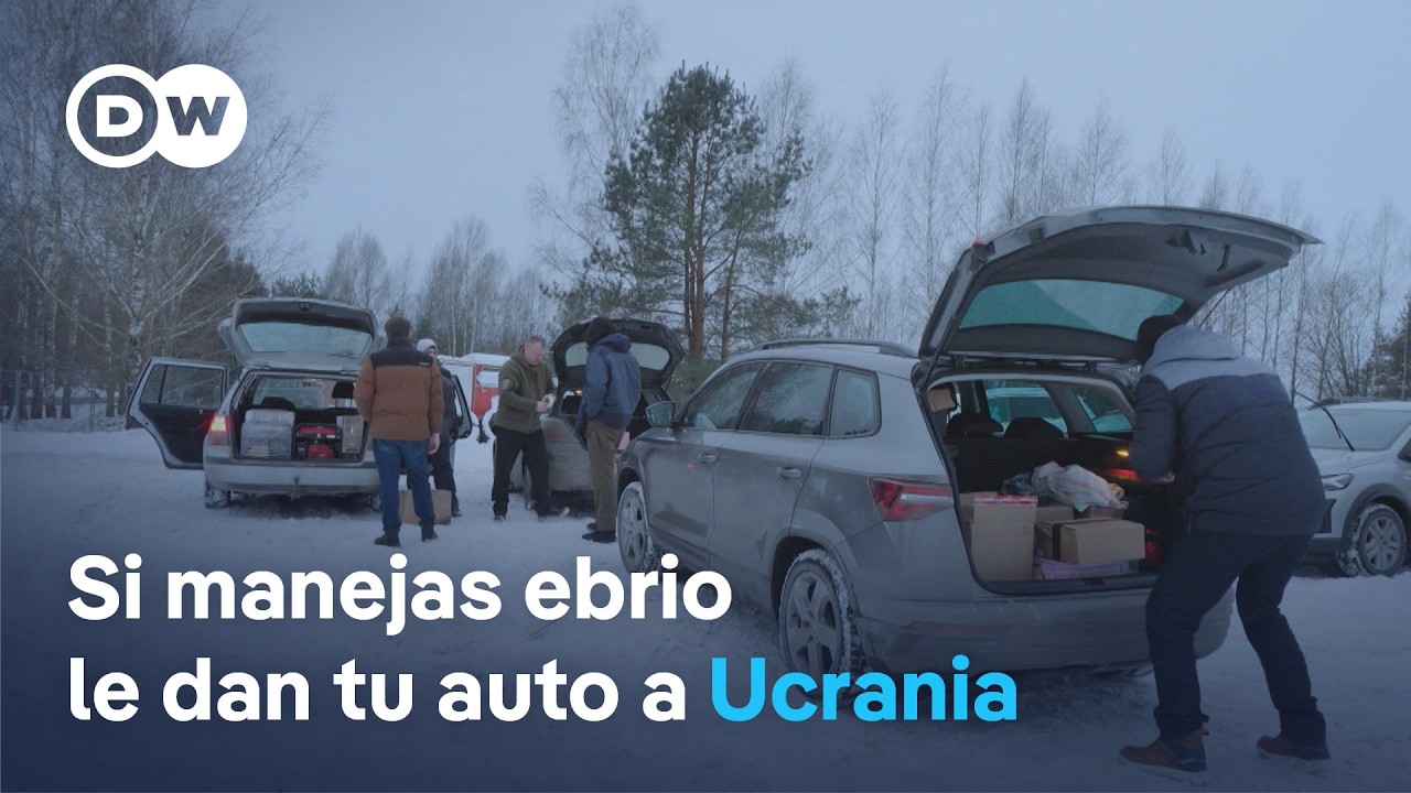 Letonia dona a Ucrania los vehículos que confisca a los conductores borrachos