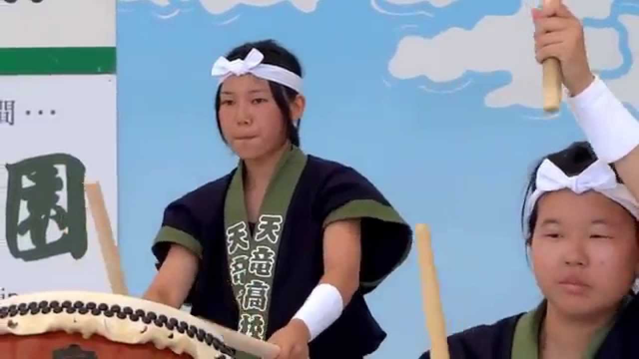 天竜高校 郷土芸能部 -  第５回全国高校生太鼓甲子園 富士山太鼓まつり