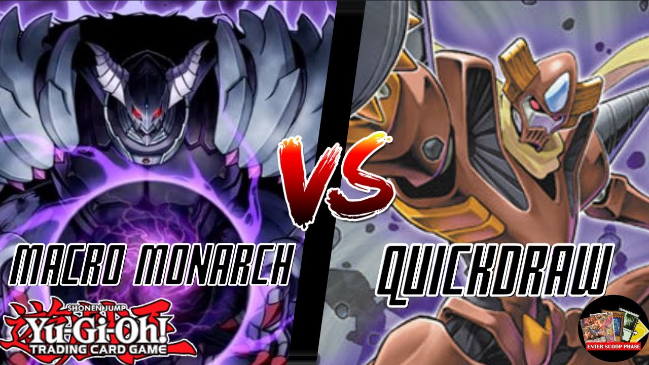 Macro Monarch VS Quickdraw | Yu-Gi-Oh! Edison Format Gameplay