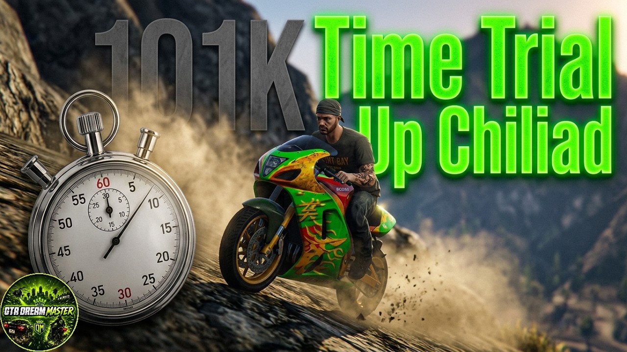 GTA 5 Online - Weekly Time Trial - Up Chiliad - $101K
