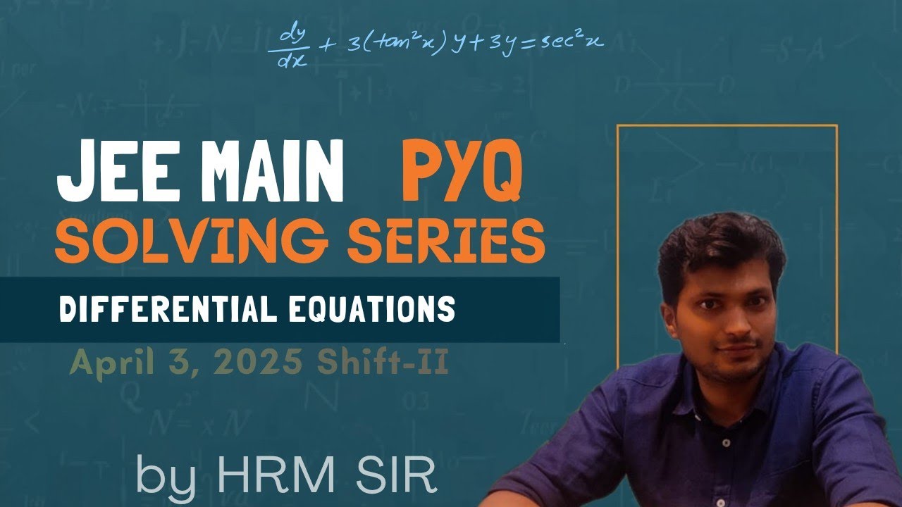 Let y=y(x) be the solution of the differential equation dy/dx +3(tan^2 x)y + 3y= sec^2 x, y(0)= 1/3