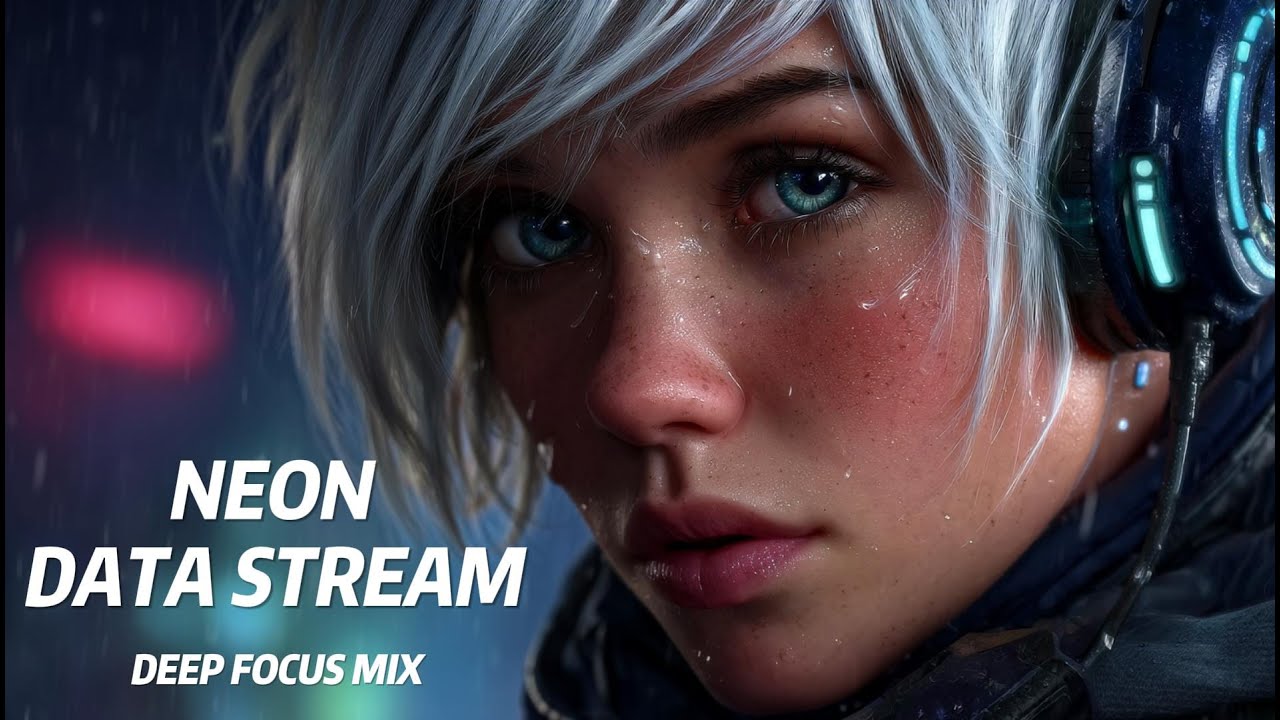 Neon Data Stream ⚡ Cyberpunk Music for Coding & Deep Focus 1 Hour