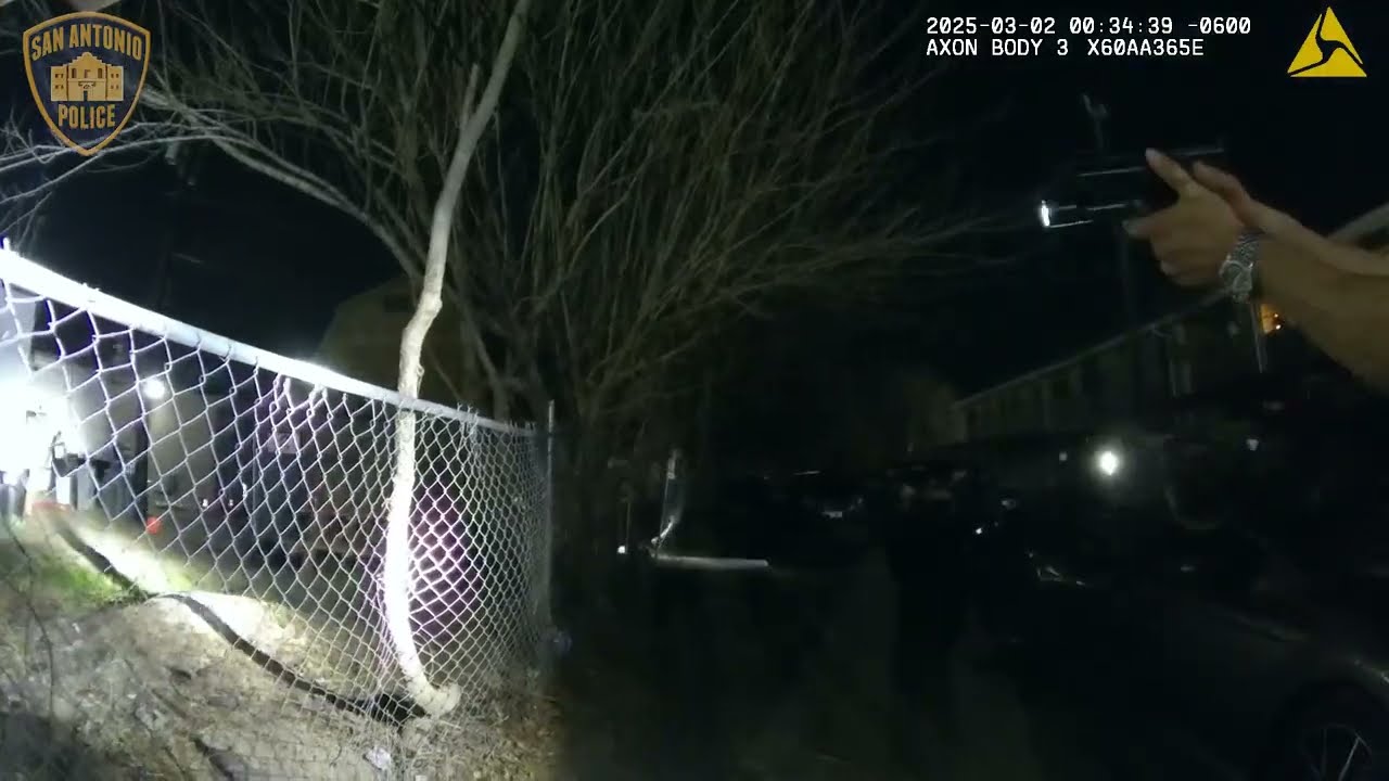RAW San Antonio Police Department: Critical Incident Video Release 5000 W. Military Dr