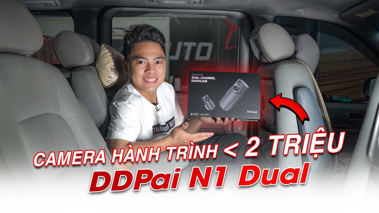 Đập hộp Camera hành trình ô tô DDPai N1 Dual | Camera hành trình siêu rẻ tại Thành Phong Auto