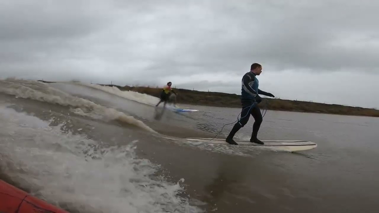 Severn Bore, Tues Feb 2024, middle