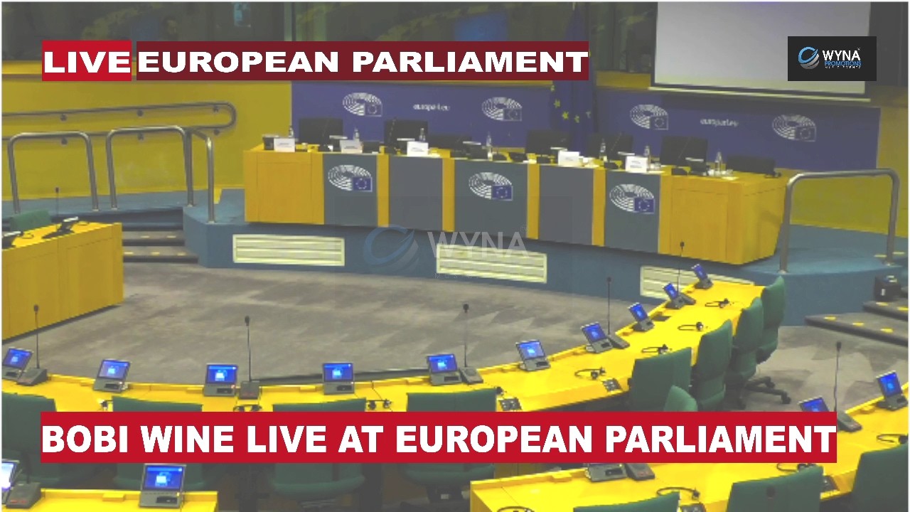 BOBI WINE LIVE AT EUROPEAN UNION PARLIAMENT