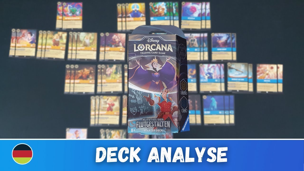 Disney Lorcana | Deck Analyse 2 | Aufstieg der Flutgestalten - Bernstein & Saphir