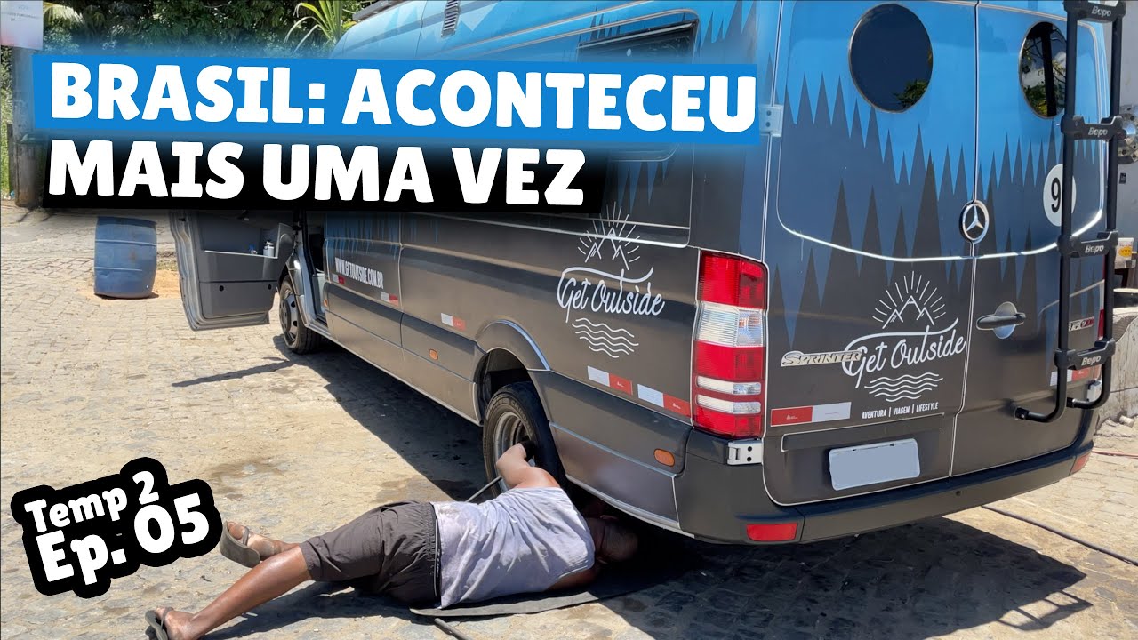 ACONTECEU MAIS UMA VEZ. Pneu furou de novo pelo Brasil. O que acontece? Indo do ES a SP de Motorhome