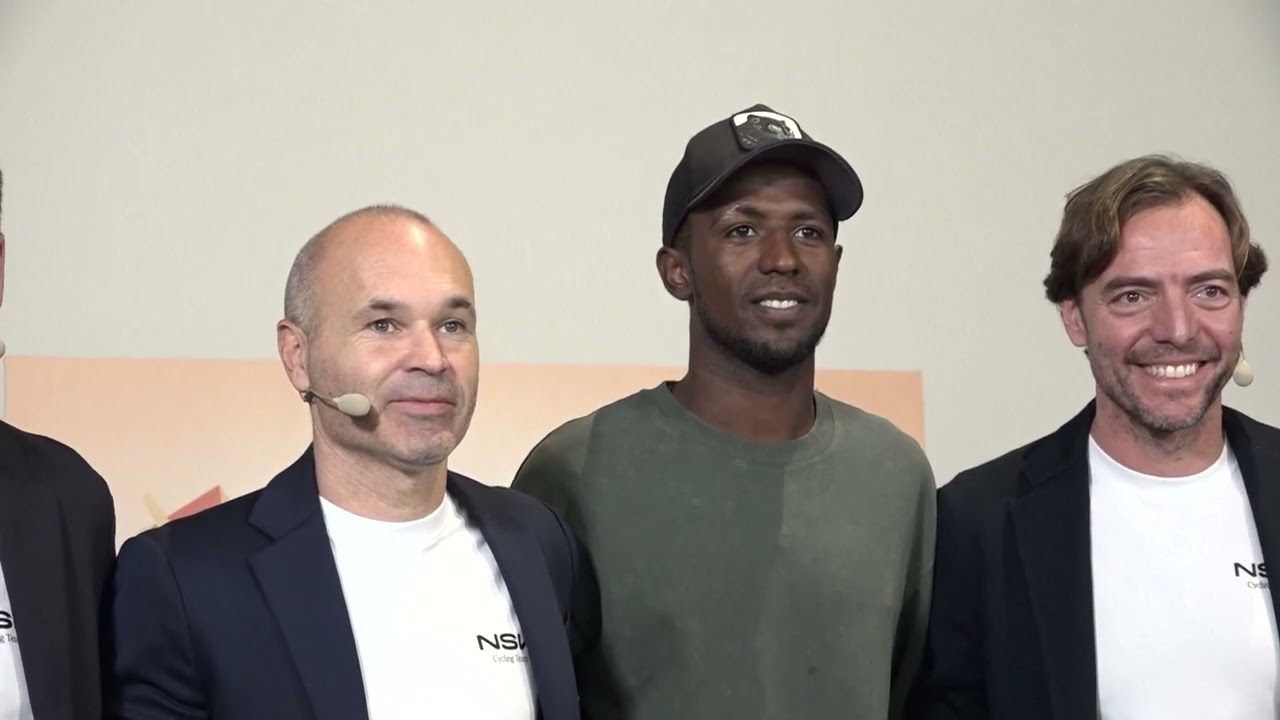 Barcelona legend Iniesta launches NSN Cycling Team