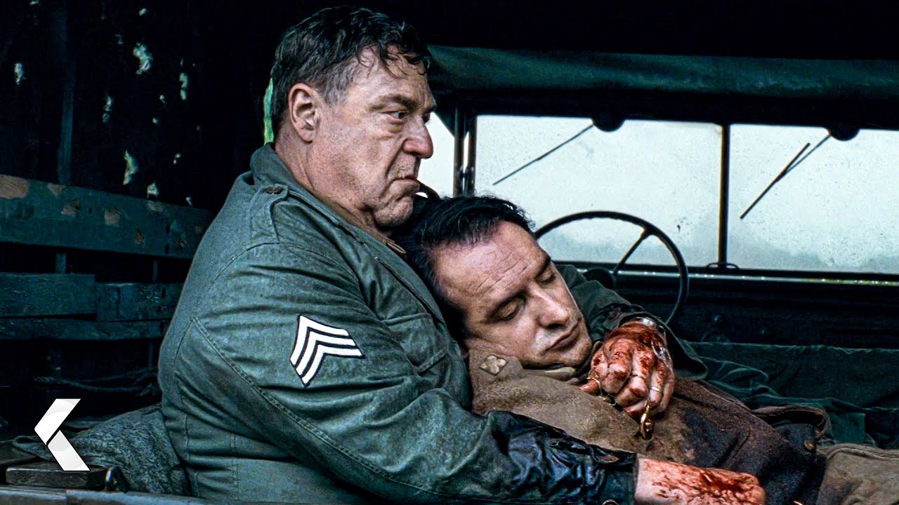 Jean-Claude Gets Shot - THE MONUMENTS MEN Clip (2014) George Clooney, Matt Damon