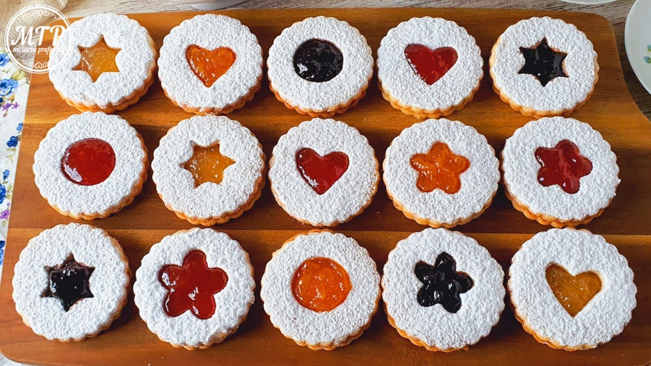 GALLETAS LINZER | Receta fácil | Mi tarta preferida