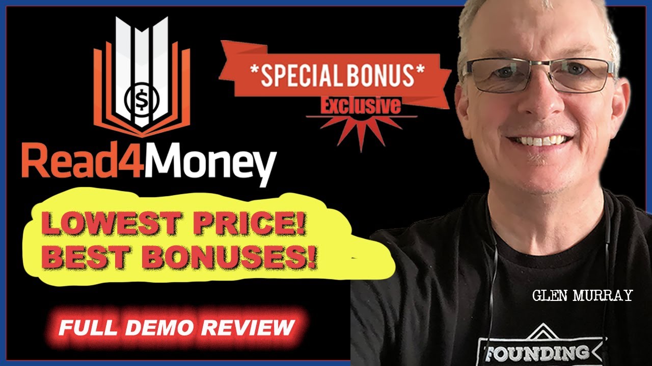 Read4Money Review 🛑 URGENT 🚫 DO NOT GET Read4Money WITHOUT MY 💯 CUSTOM 🏆 BONUSES!! 🤩