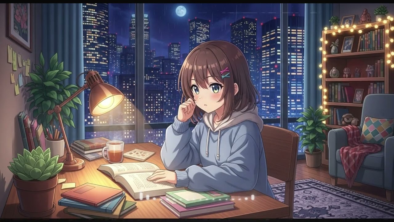 Lofi Study - Lofi Study Beats for Homework Time ( 1 hour )