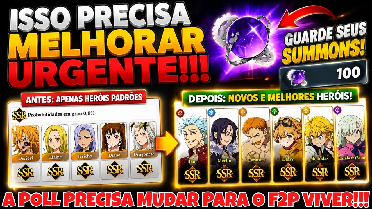 ISSO PRECISA MELHORAR URGENTE!!! GUARDE SEUS SUMMONS! | The Seven Deadly Sins: Origin