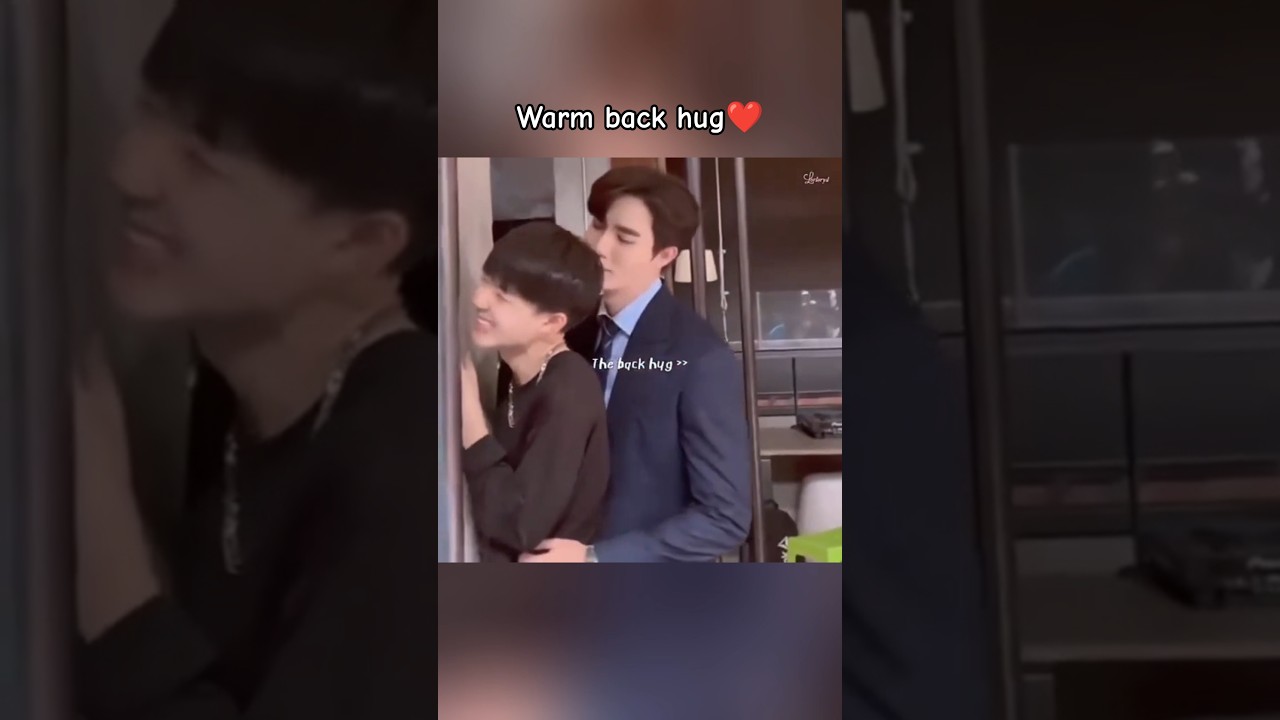beautiful warm back hug❤️ #zeenunew #zeepruk #nunew #zonzon #blshorts