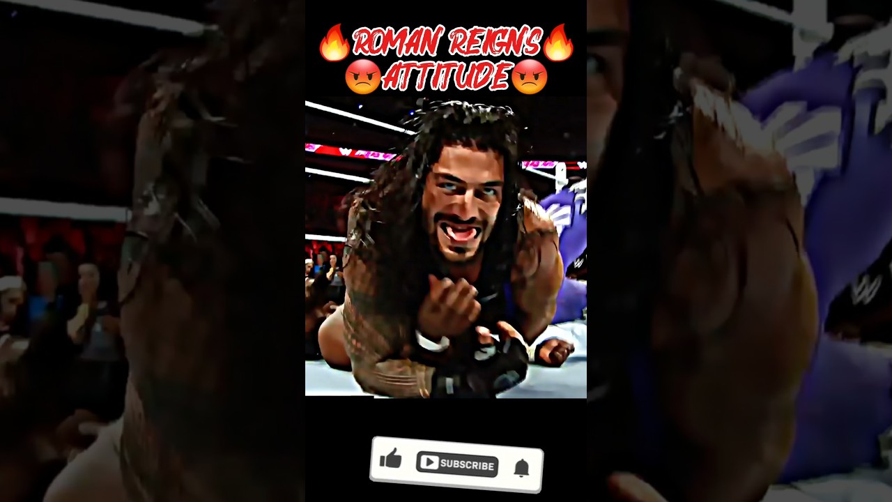 Roman Reigns 😡🔥Attitude 