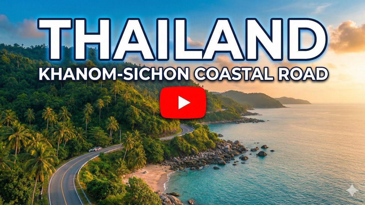 Thailand's Hidden Gem! Driving the Breathtaking Khanom-Sichon Scenic Road in Nakhon Si Thammarat 🌴