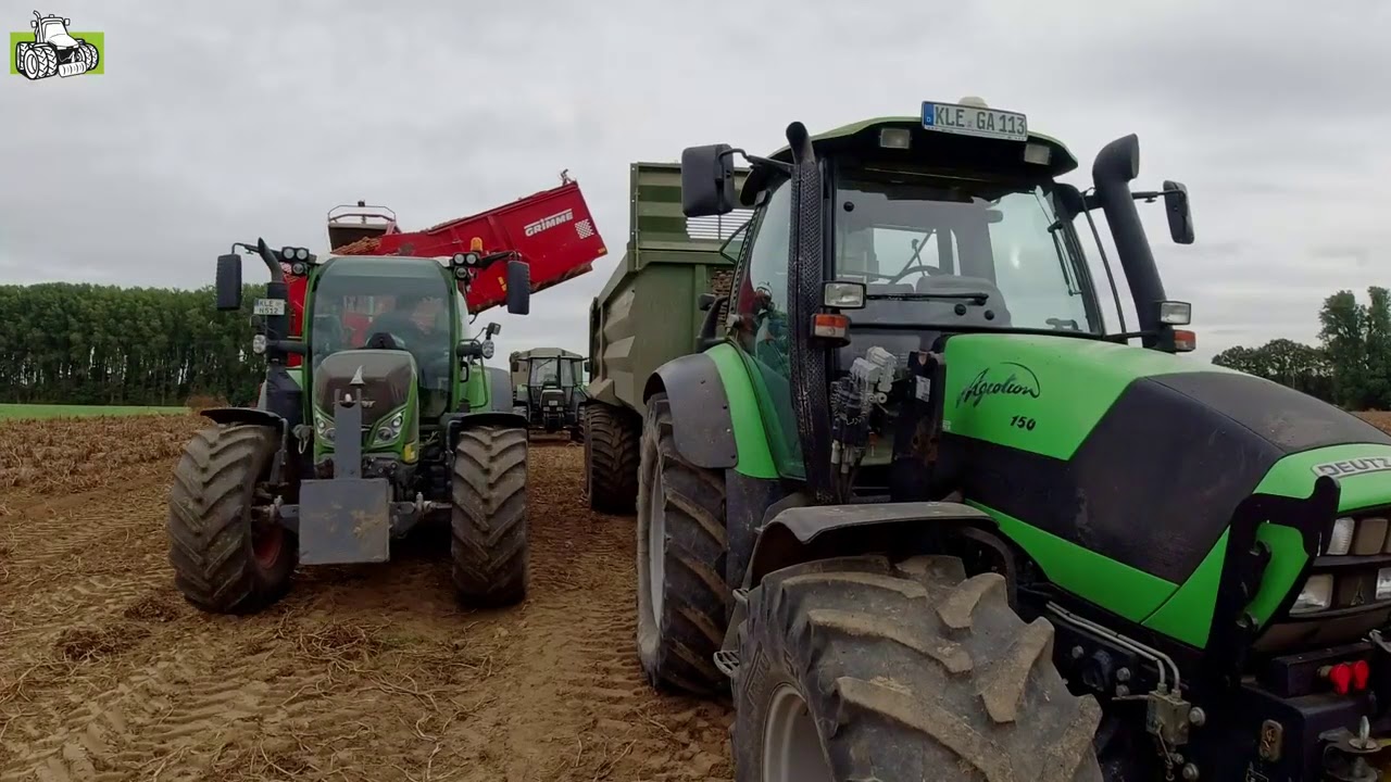 Rooien met Grimme SE 150-60 met Fendt 516