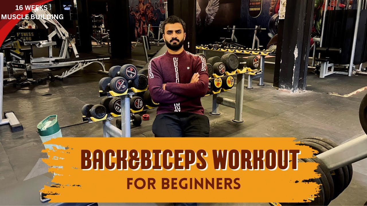 Back and Biceps Workout for Beginners | Muscle Building 2025