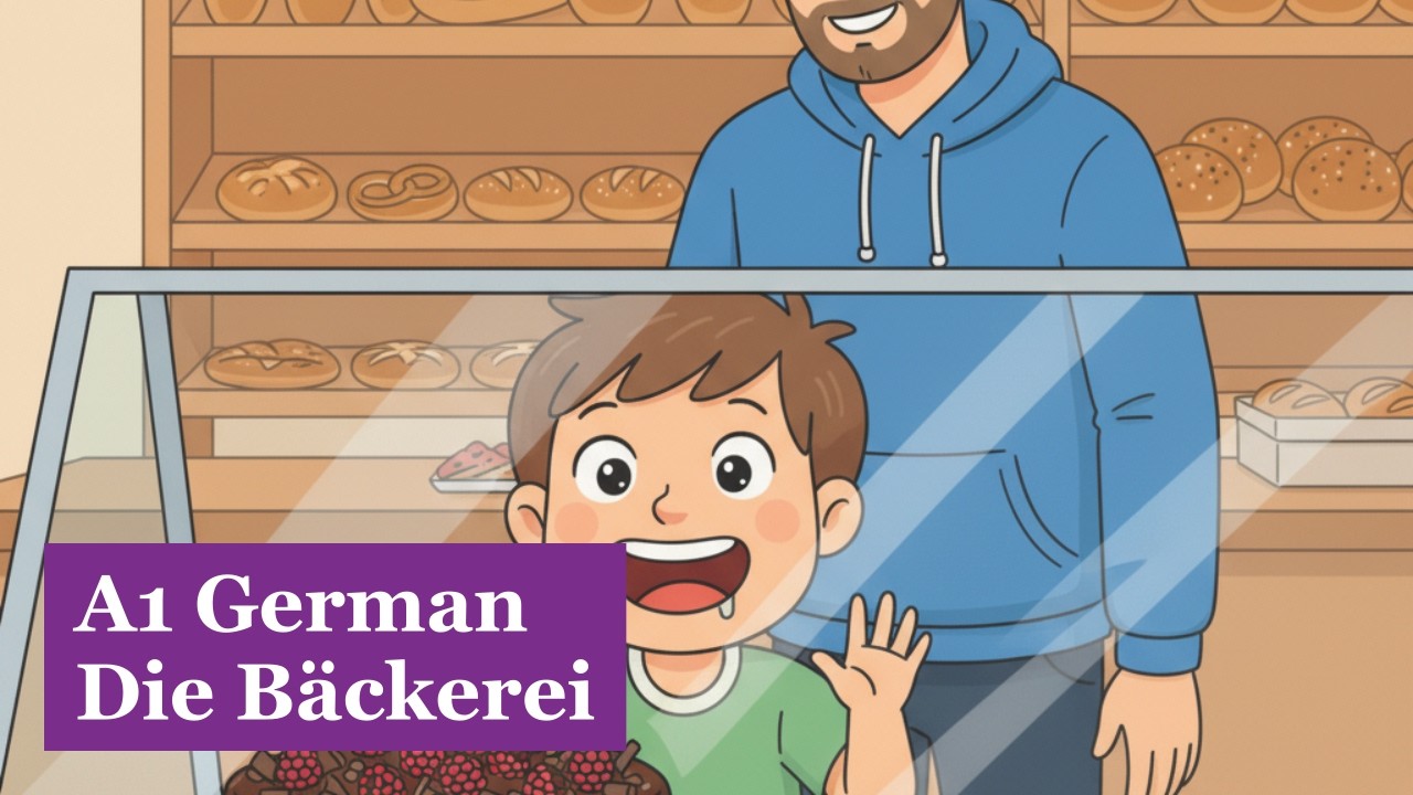 Learn A1 German Story - How to Survive the 