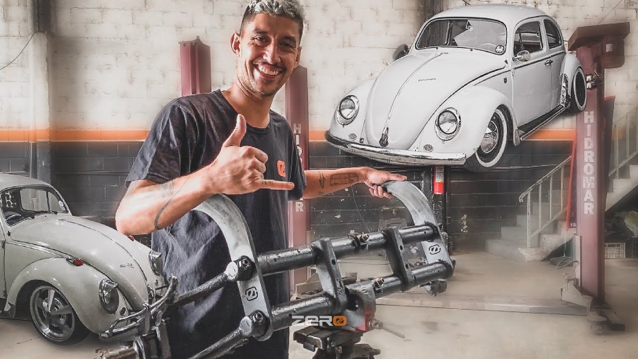 Como foi feito a suspensão do Fusca pra rebaixamento