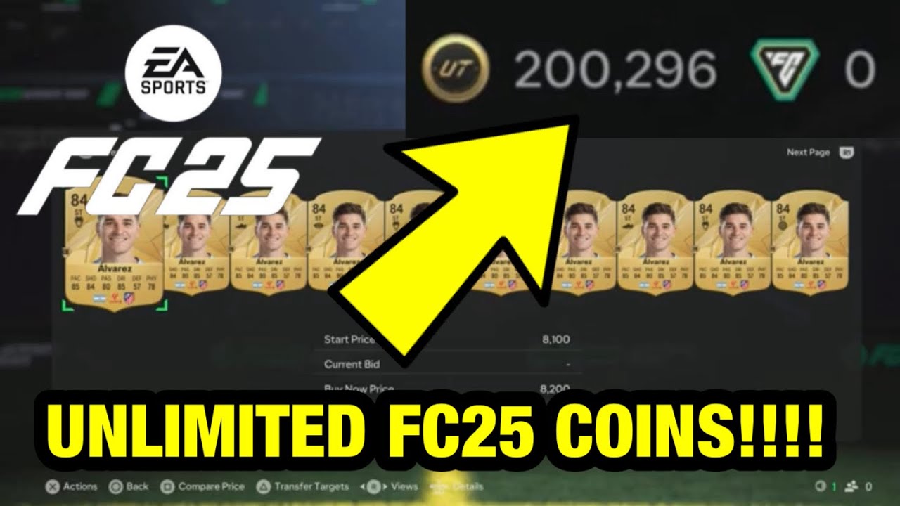 UNLIMITED COIN GLITCH  IN FC 25 ULTIMATE TEAM | FC 25 SNIPING FILTER & TRADING