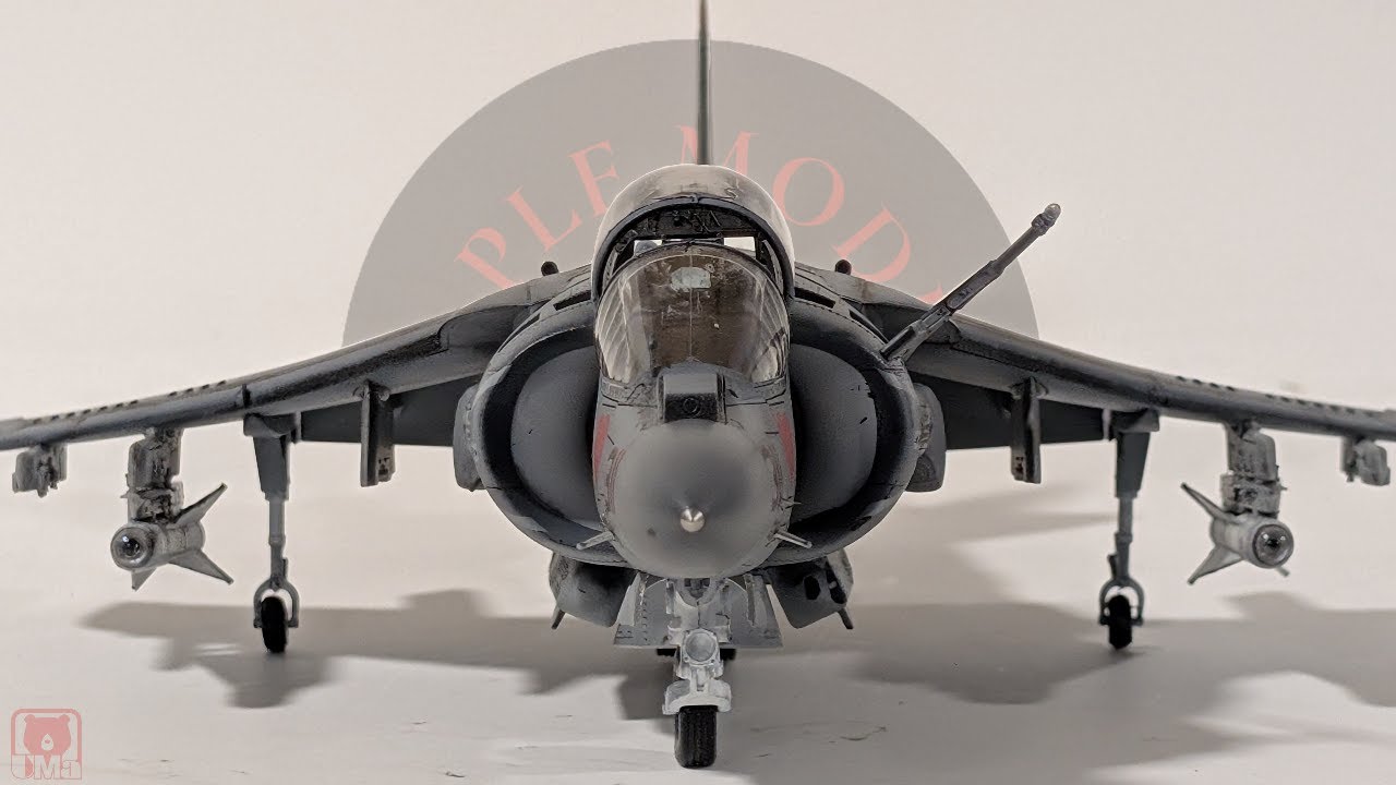 UMa's INCREDIBLE 1/48 McDonnell Douglas AV-8B Harrier II Plus | Full Build