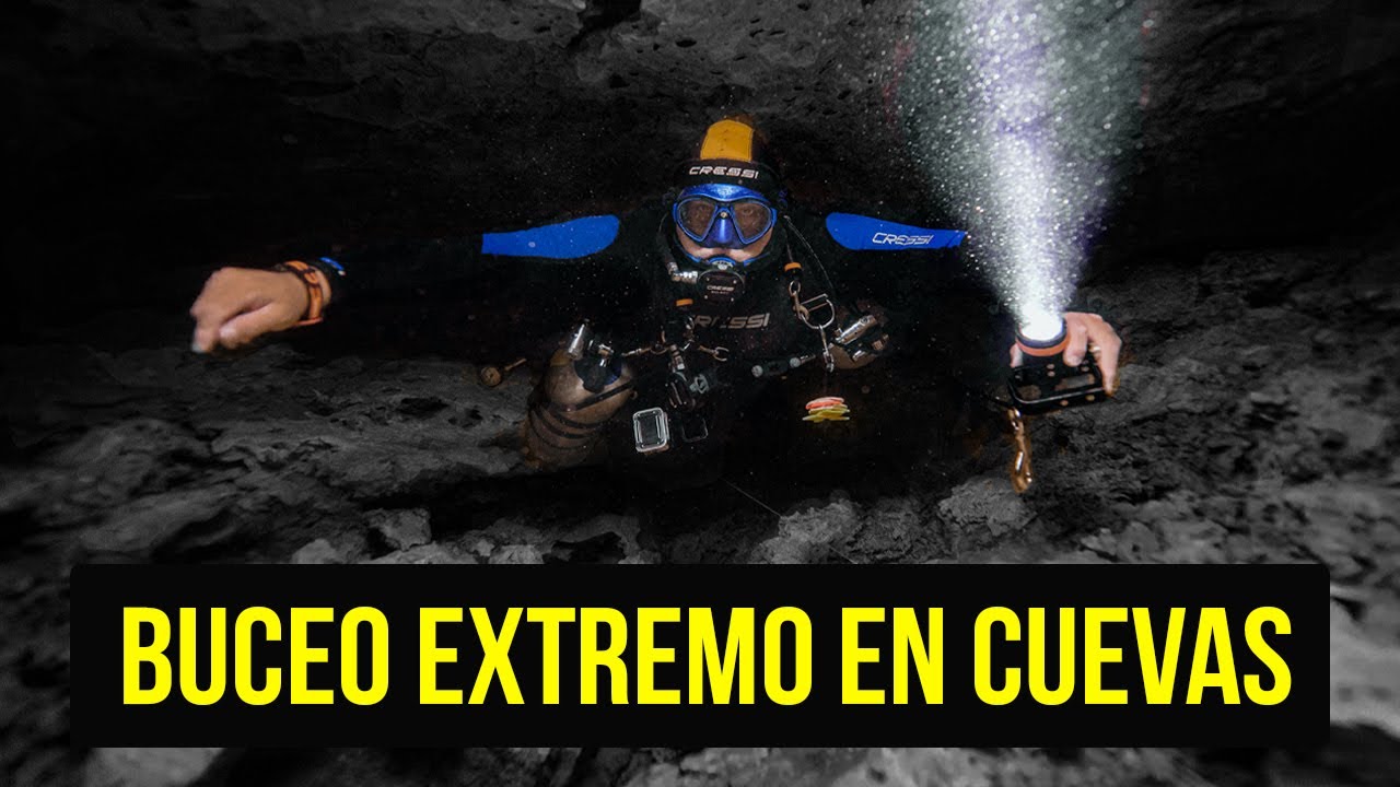El buceo más peligroso del mundo: Buceo en Cuevas inundadas en la Riviera Maya, Tulúm.