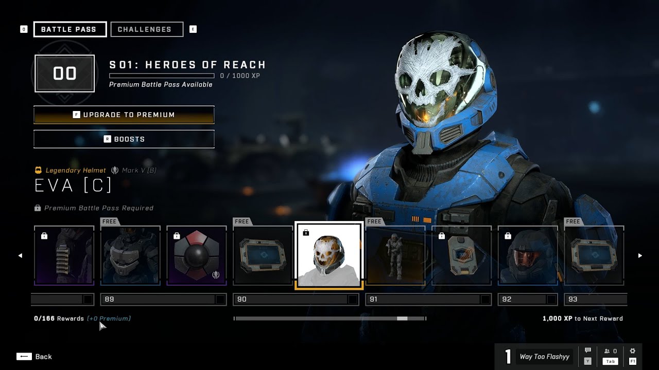 Halo Infinite Battle Pass Season 01: Heroes of Reach All Rewards