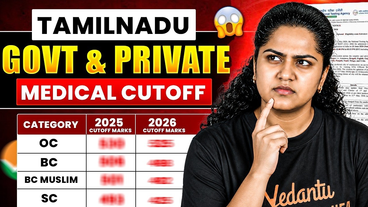RENEET 2026 : Tamil Nadu Govt & Private Colleges *CATEGORY-WISE CUTOFF* | Cut Off Changed?